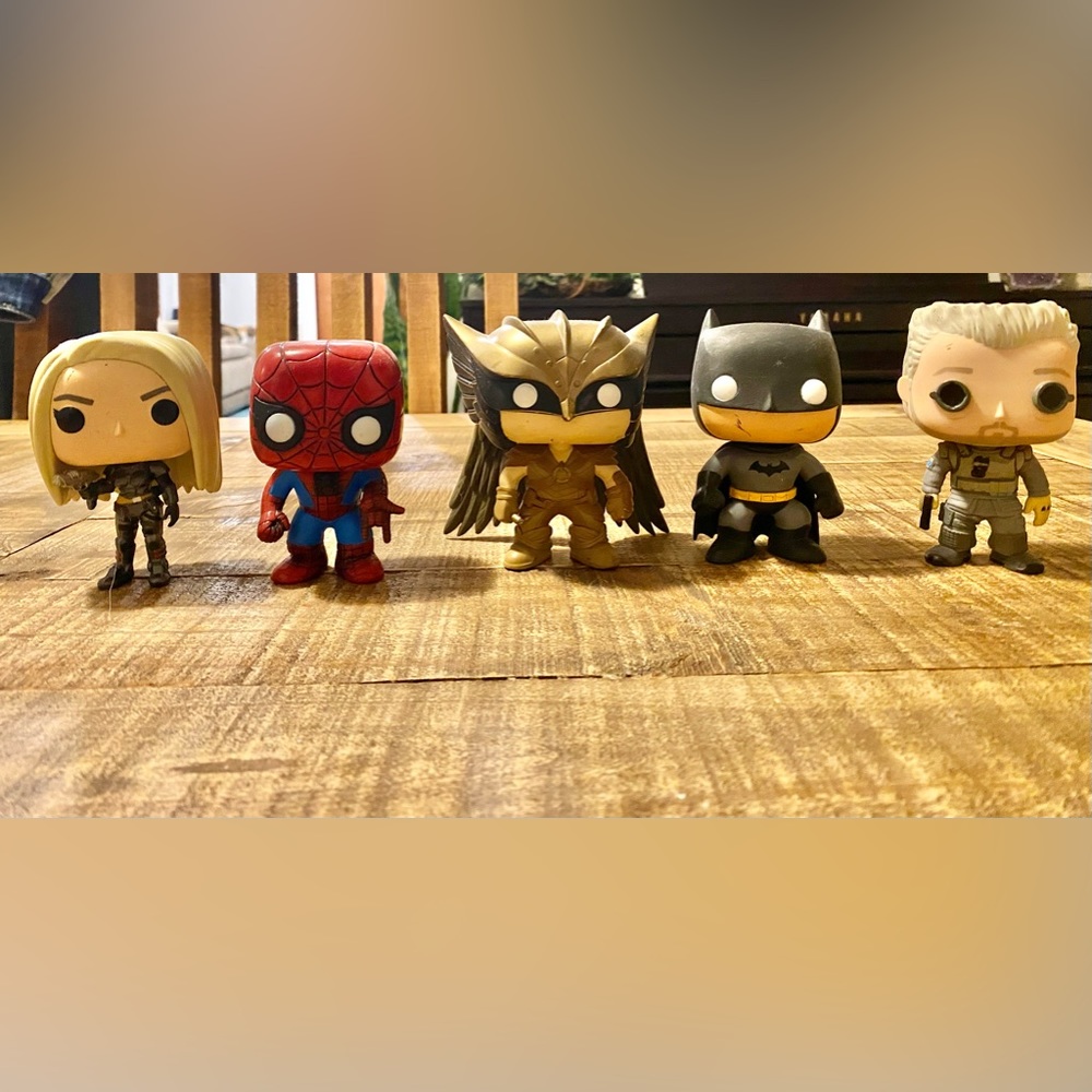 Funko Pop Super Hero Lot. Pre-owned.